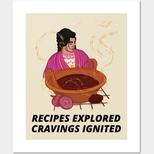 Food bloggers recipes create cravings Posters and Art